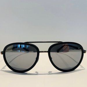 Philippe V No2 Matte Black/Shadow Sunglasses